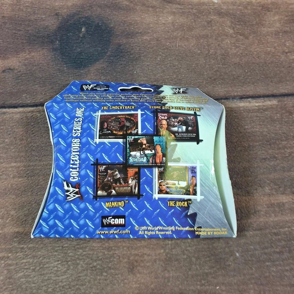 WWF Mankind Motion Card OS Blue Good 1999 Kodak Series 1 Mandible Claw